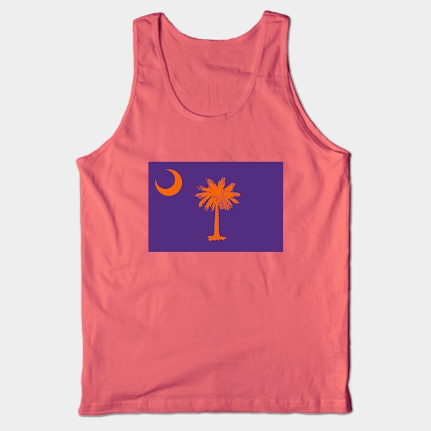 Flag of South Carolina - Purple Tank Top by brigadeiro